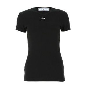 Off-White Fitted Crewneck T-Shirt Black